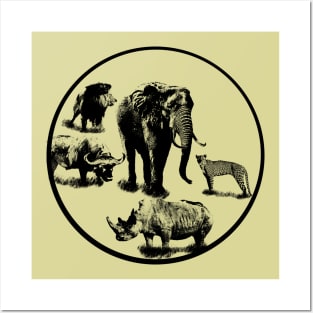 Big Five - Kenya / Africa Posters and Art